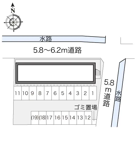 ★手数料０円★浜松市西区篠原町　月極駐車場（LP）